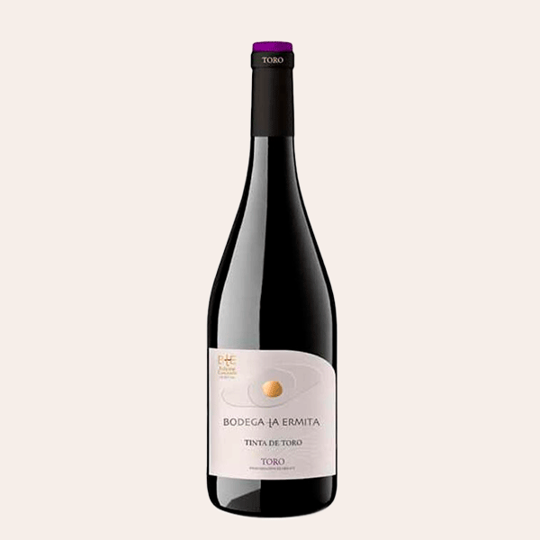 Botella de vino tinto Bodega La Ermita Tinta de Toro