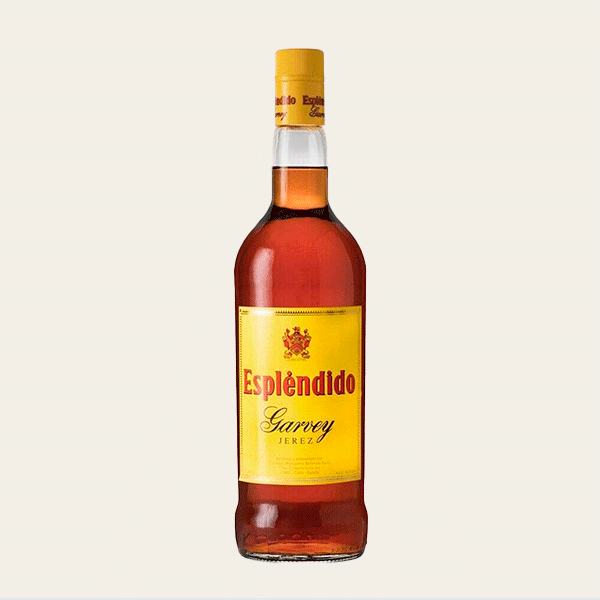 Botella de brandy Espléndido Garvey