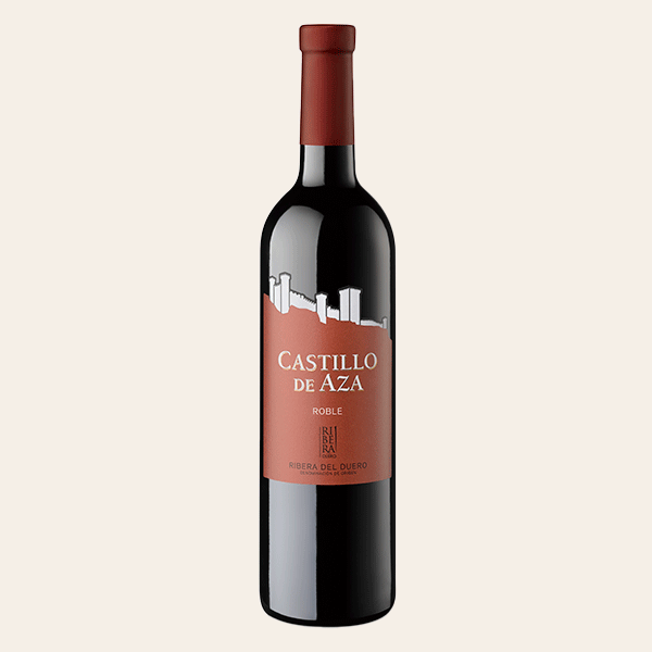 Botella de vino tinto Castillo de Aza Roble Ribera del Duero