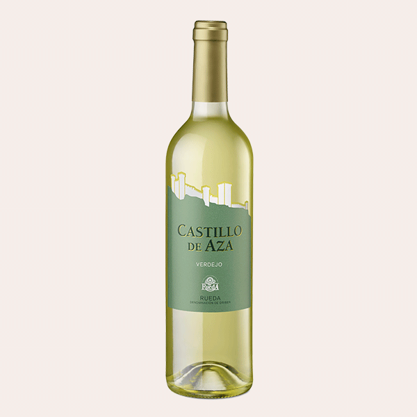 Botella de vino blanco Castillo de Aza Verdejo Rueda