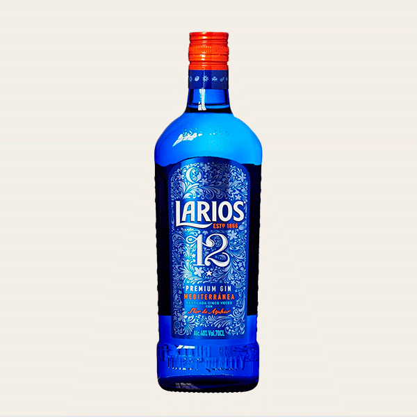 Botella de ginebra Larios 12 Premium Mediterránea