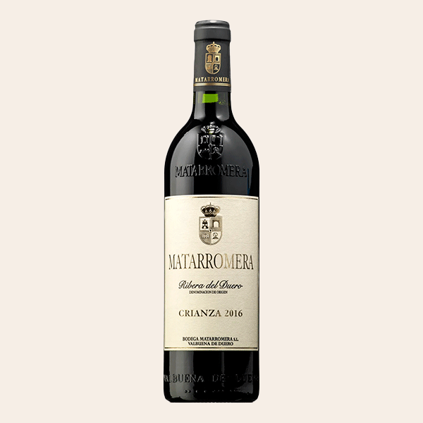 Botella de vino Matarromera Crianza 2016 Ribera del Duero