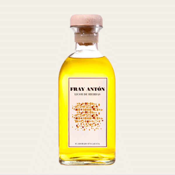 Botella de Orujo de Hierbas Fray Antón 70cl