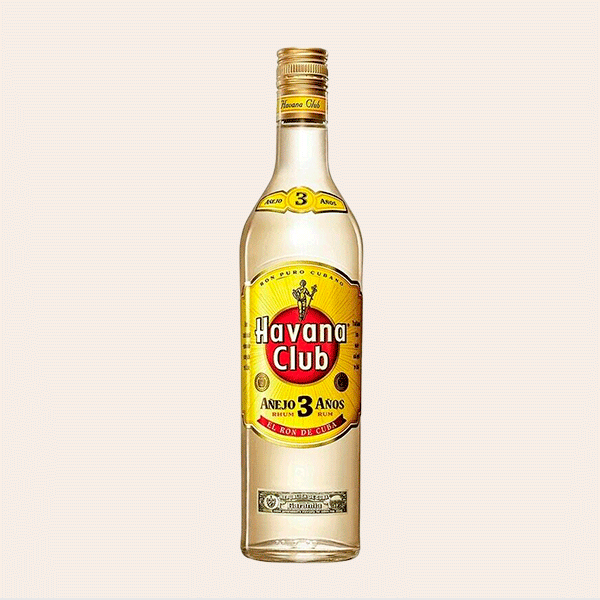 Botella de Ron Havana Club Añejo 3 Años