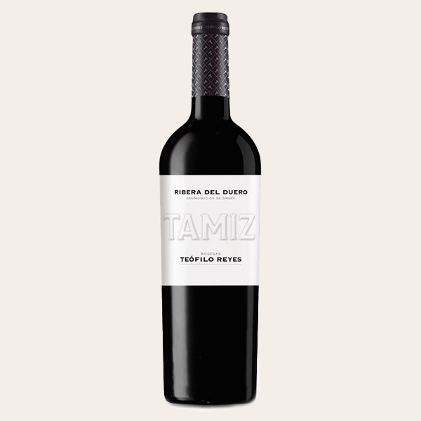 Botella de vino Tamiz Ribera del Duero de Bodegas Teófilo Reyes