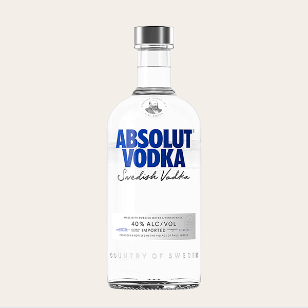 Botella de Absolut Vodka