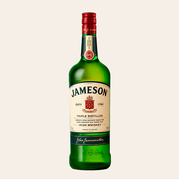 Botella de whisky Jameson Irish Whiskey