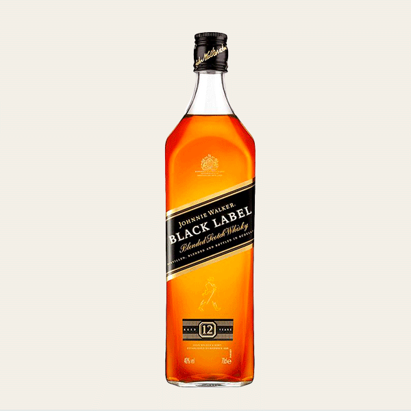 Botella de whisky Johnnie Walker Black Label 12 años