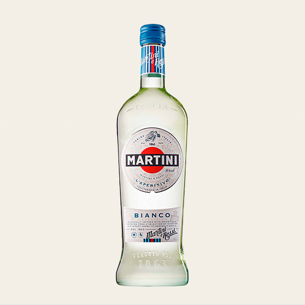 Botella de Martini Bianco aperitivo blanco