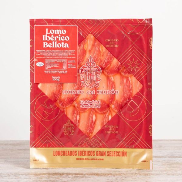 100g pack of acorn-fed (bellota) Iberian loin from Museo del Jamón.